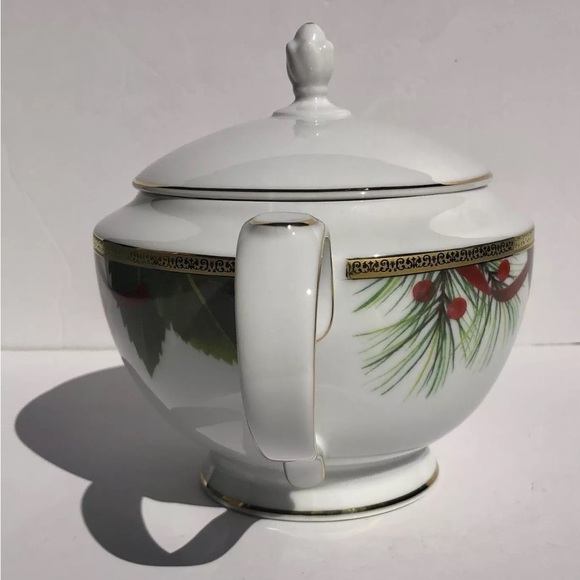 CHARTER CLUB HOME FASHION BUFFET GOLD TEAPOT & LID 2006 "CHRISTMAS"ps2 - Picture 6 of 12